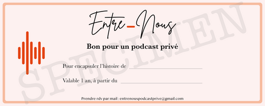 Bon pour un Podcast Privé